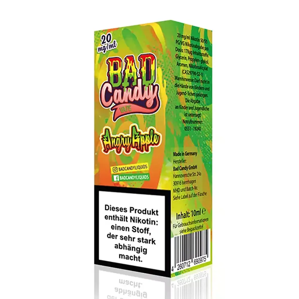 Bad Candy Angry Apple Nic Salt 10mg 