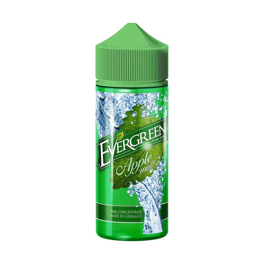 Evergreen Aroma Longfill - Apple Mint - 15ml in 120ml Flasche 