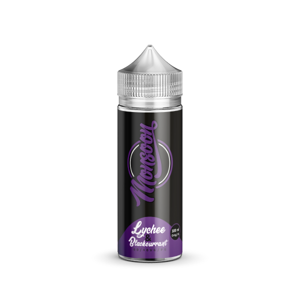 Monsoon - Litchi-Blackcurrant 0mg 100ml in 120ml Flasche
