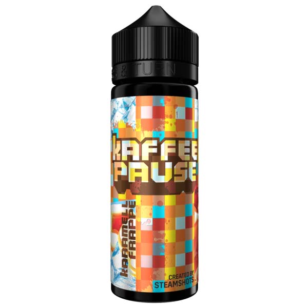 Kaffeepause Aroma Karamell Frappe Ice 10ml  in 120ml Flasche by Steamshots 