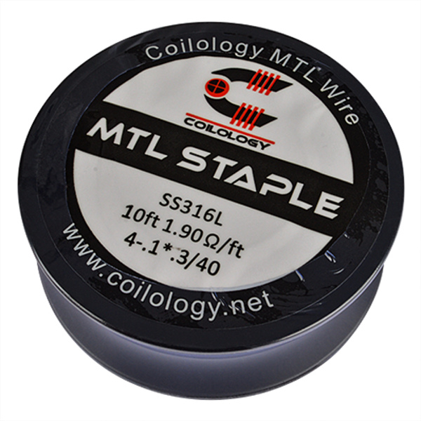 Coilology MTL Staple SS316L Spule (10ft) 4-0,1*0,3/40