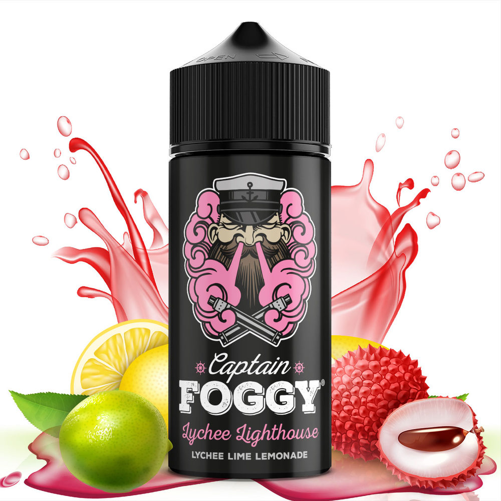 Captain Foggy Aroma Longfill - Lychee Lighthouse - 10ml in 60ml Flasche 