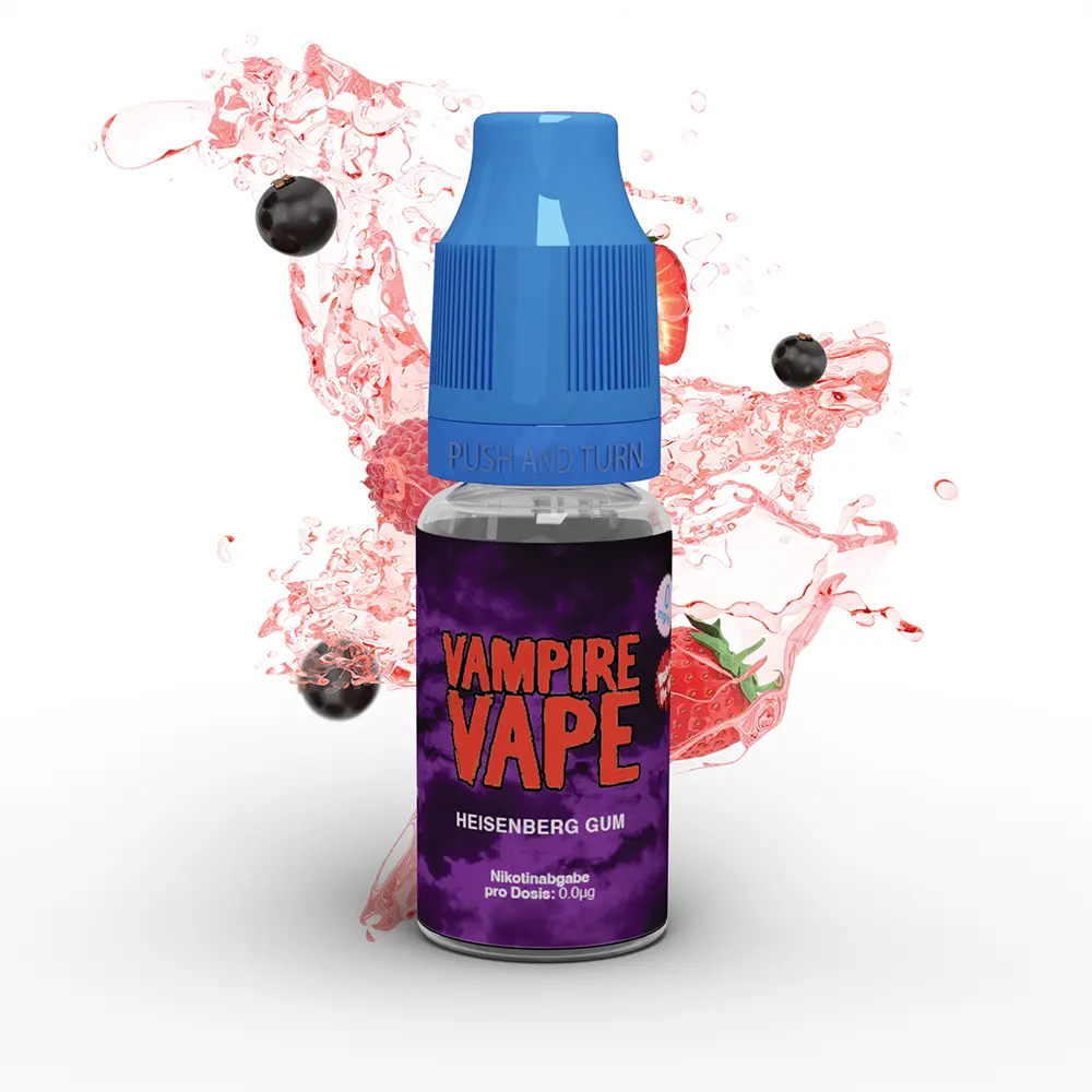 Vampire Vape Liquid - Heisenberg Gum - 10ml 3mg 