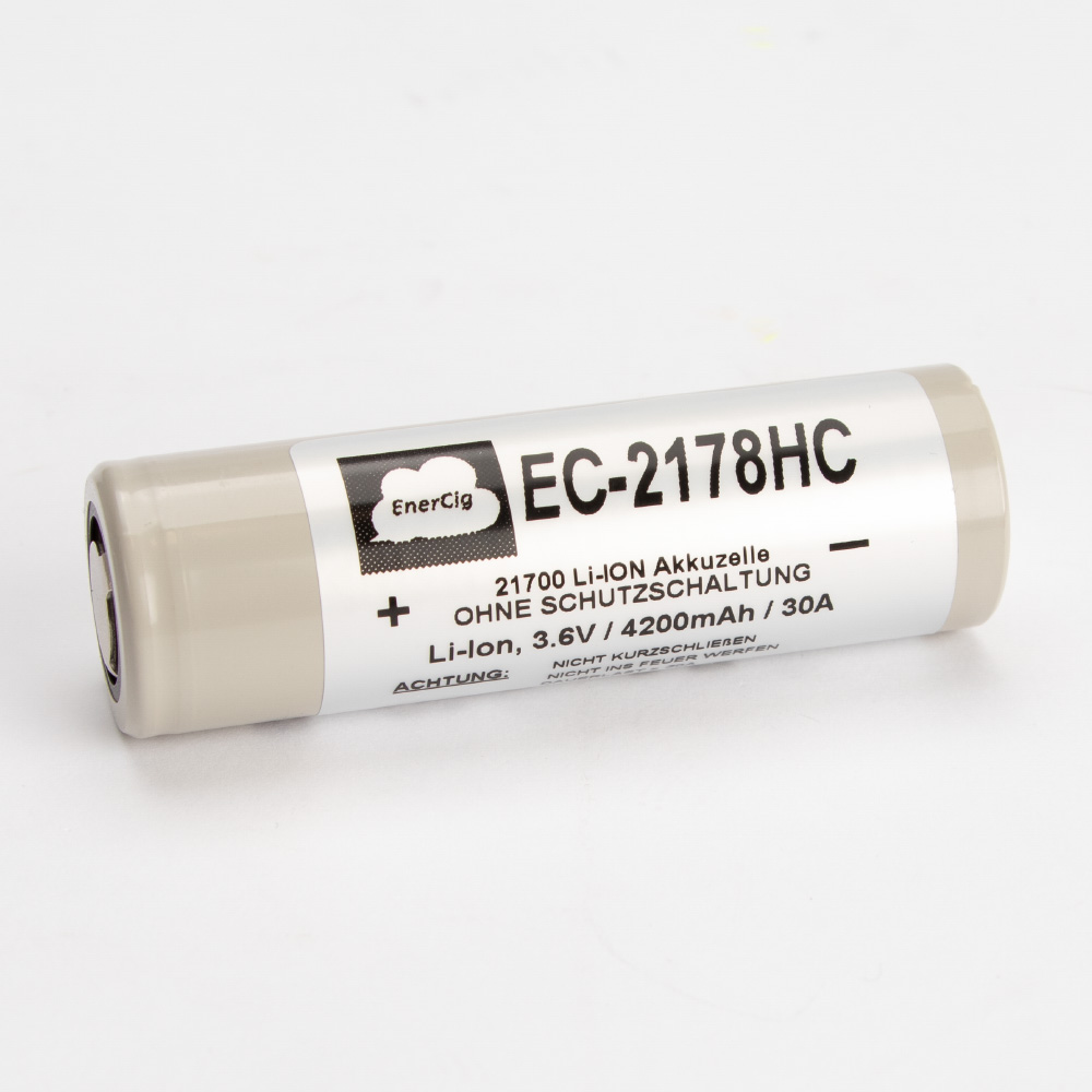 21700 Enercig EC-2178HC P42A 30A 4200 mah
