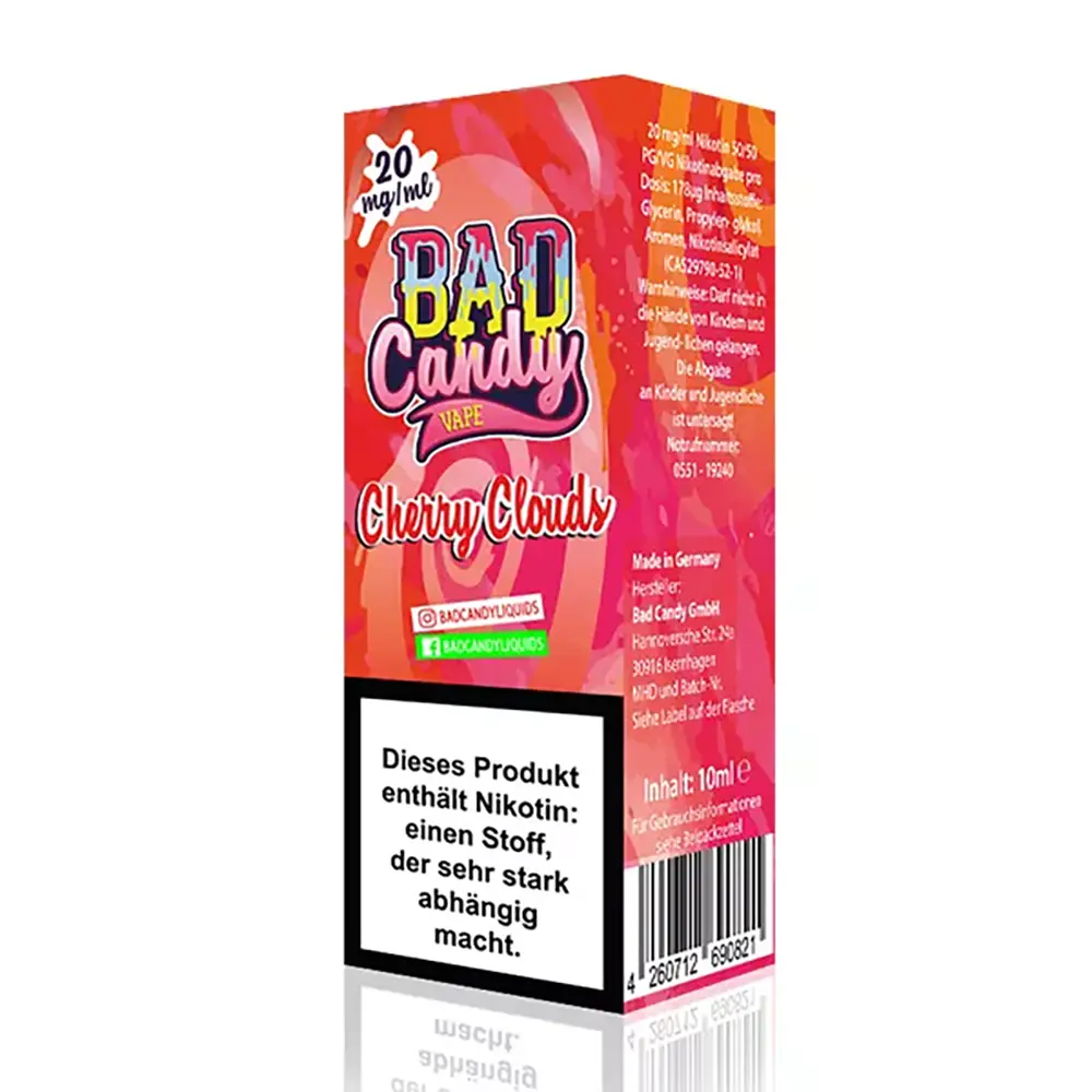 Bad Candy Cherry Clouds Nic Salt 10mg 