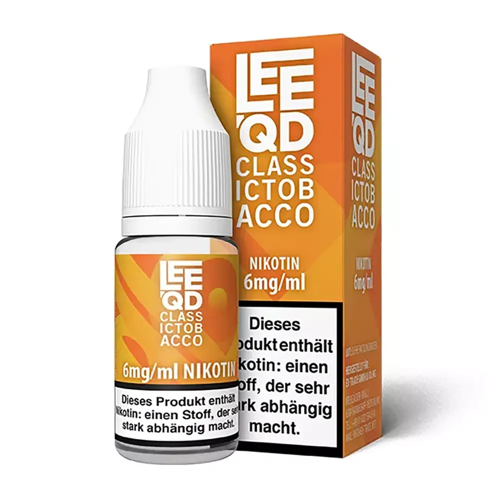 LEEQD Tabak Classic Tobacco 10ml 6mg Liquid 
