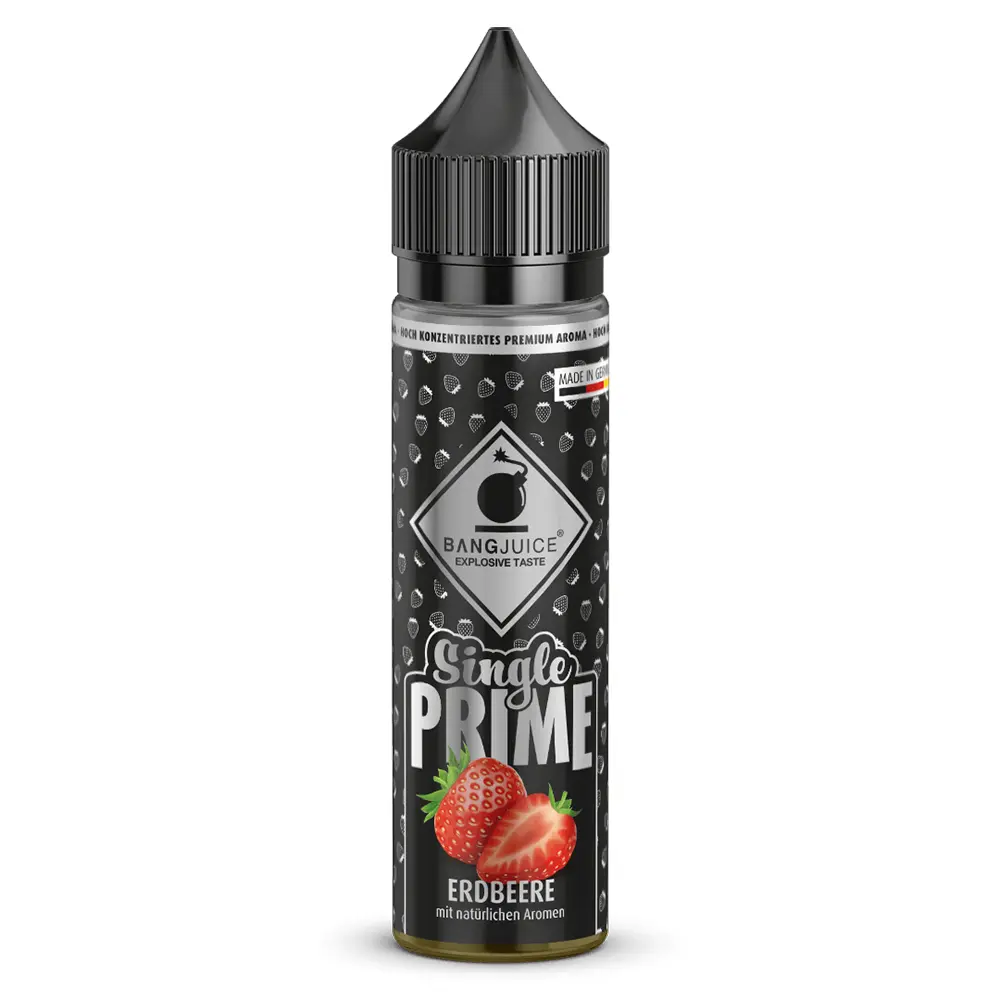 Bang Juice Aroma Longfill - Single Prime Erdbeere - 3ml Aroma in 60ml Flasche 