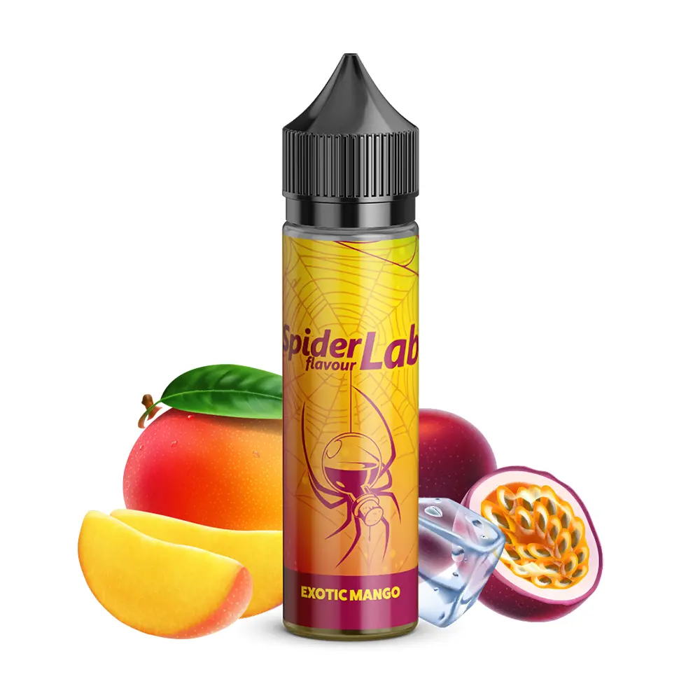 Spider Lab Aroma - Exotic Mango - 8ml Aroma in 60ml Flasche 