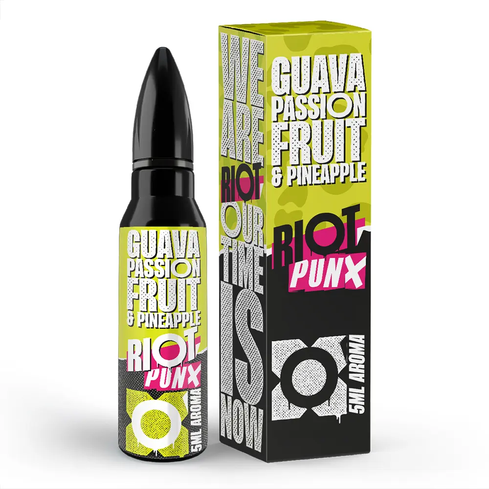Riot Squad Aroma Longfill - Guava, Passionfruit & Pineapple - 5ml in 60ml Flasche 