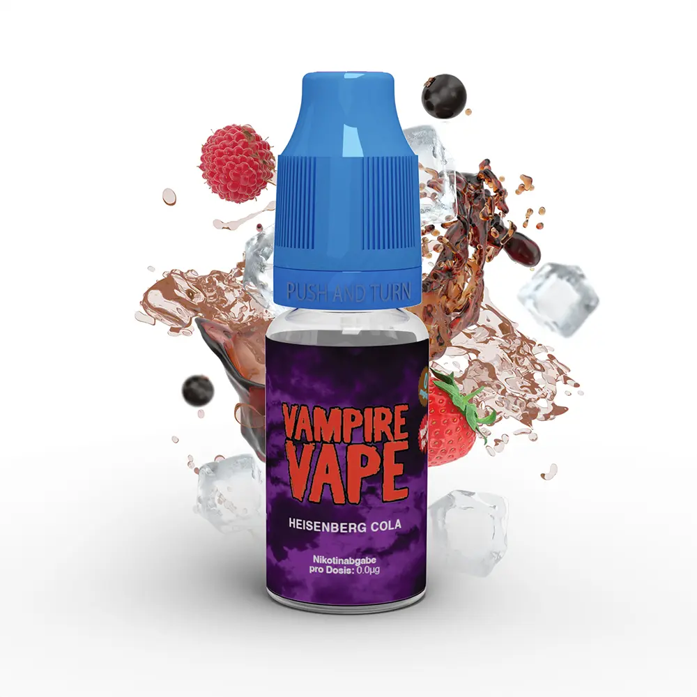 Vampire Vape Liquid - Heisenberg Cola - 10ml 3mg 