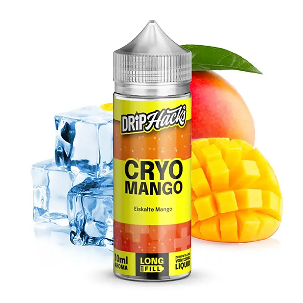 Drip Hacks Cryo Mango 10ml in 120ml Flasche 
