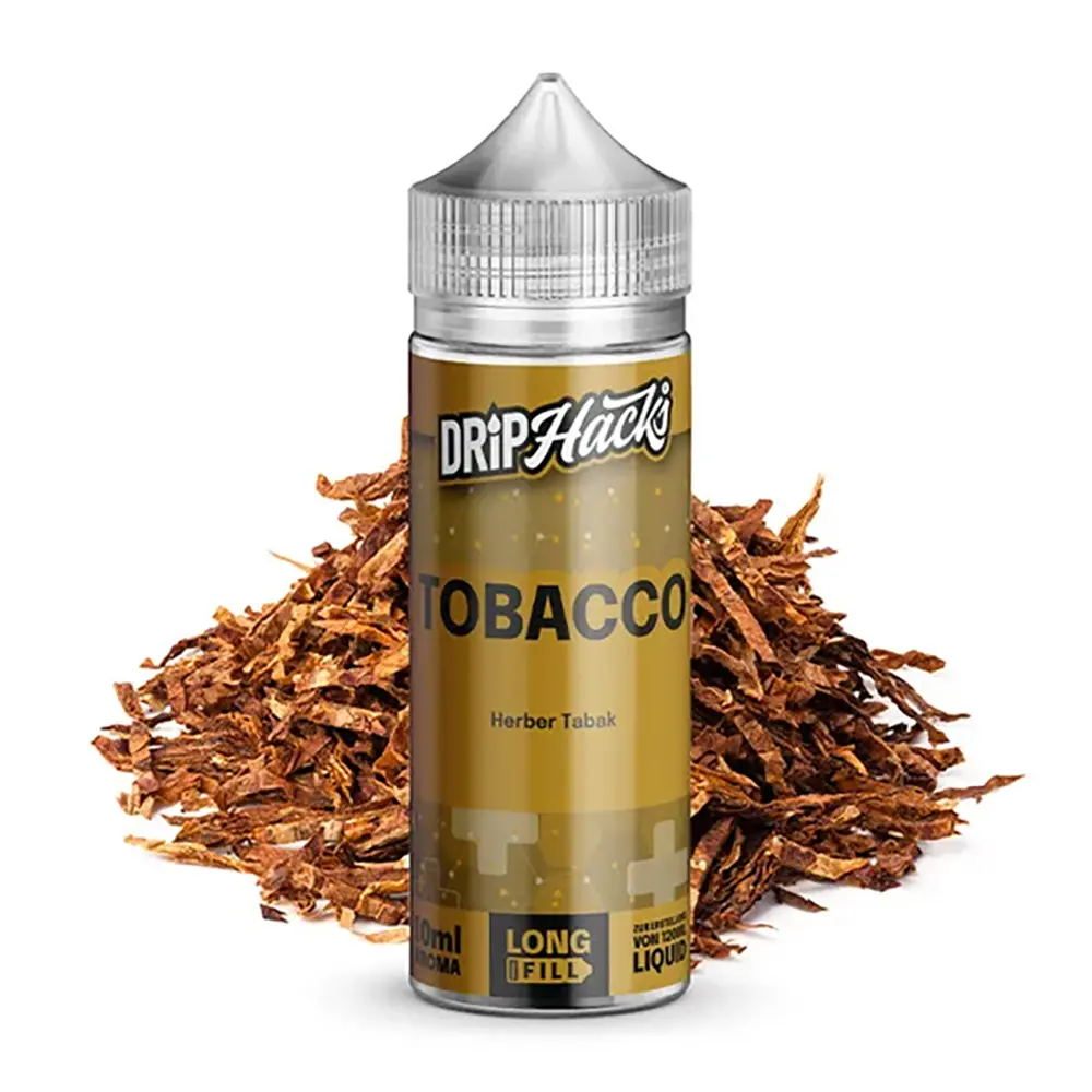 Drip Hacks Tobacco 10ml in 120ml Flasche 