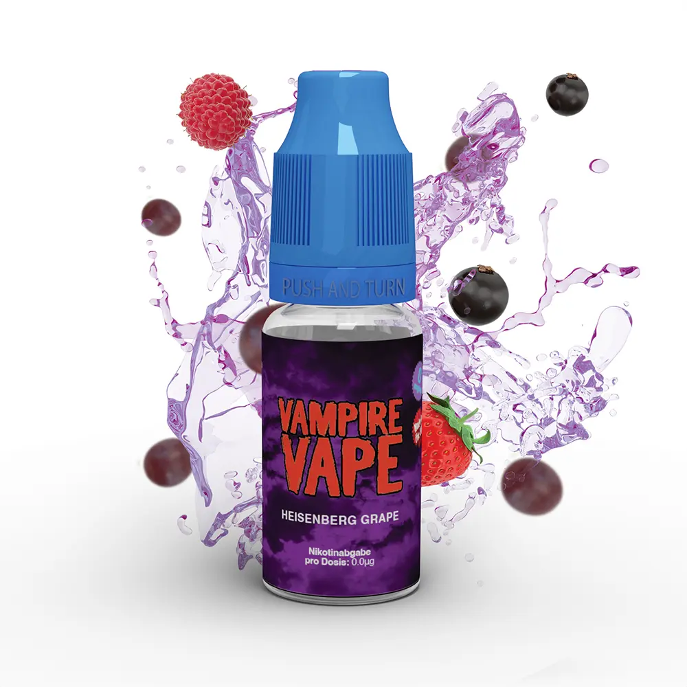 Vampire Vape Liquid - Heisenberg Grape - 10ml 12mg 