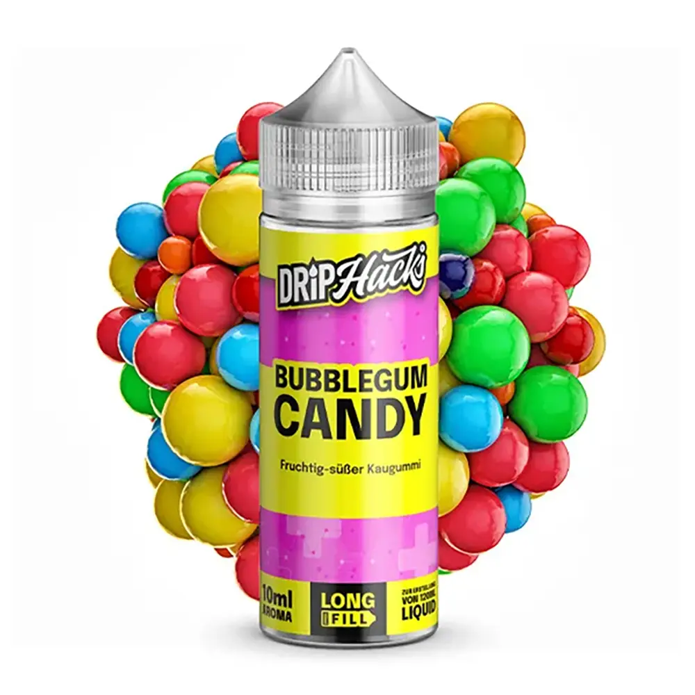 Drip Hacks Bubblegum Candy 10ml in 120ml Flasche 