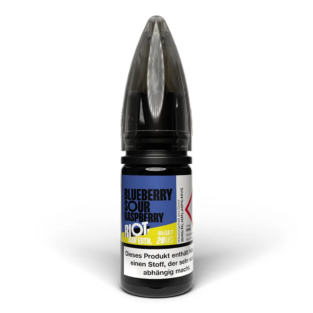 Riot Squad Nikotinsalz - Blueberry Sour Raspberry - Liquid 20mg 10ml 