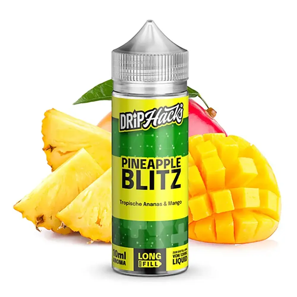 Drip Hacks Pineapple Blitz 10ml in 120ml Flasche 