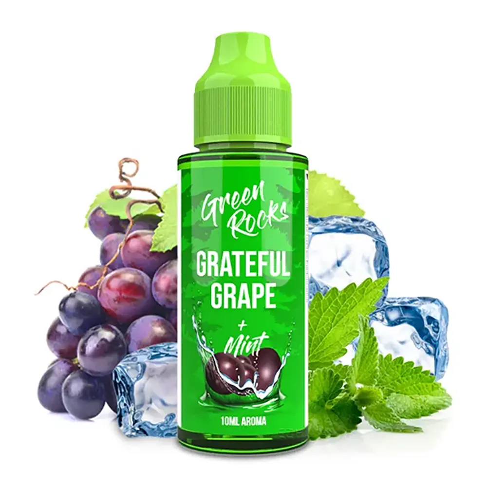 Green Rocks by Drip Hacks Grateful Grape 10ml in 120ml Flasche 