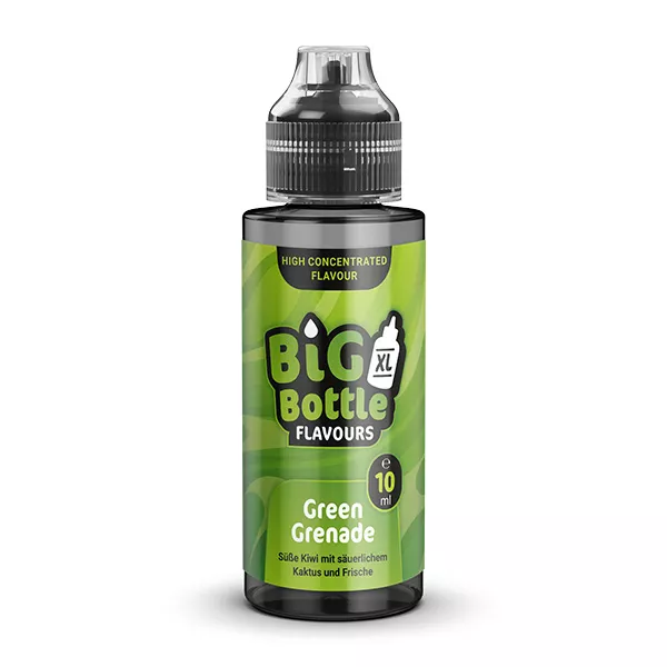 Big Bottle Flavours Green Grenade Aroma 10ml in 120ml Flasche 