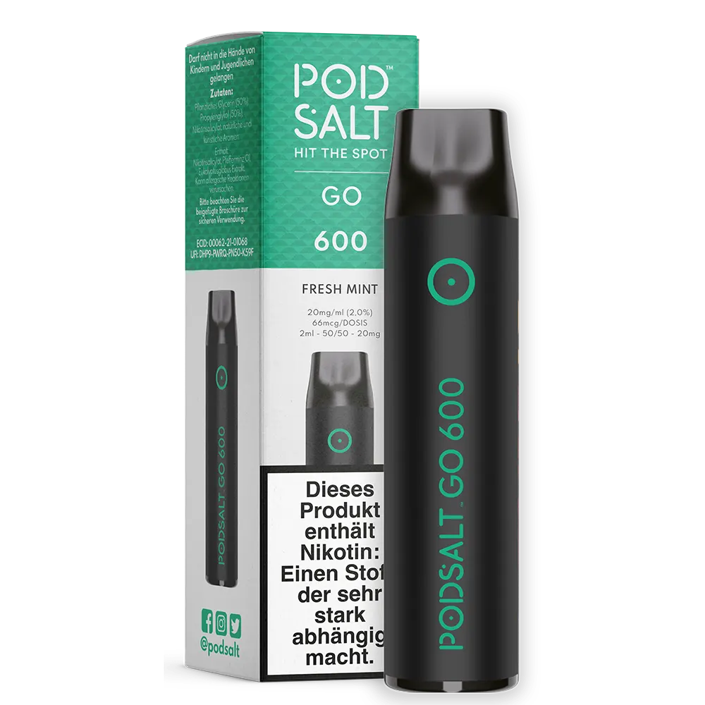 Pod Salt Go 600 Fresh Mint 20mg