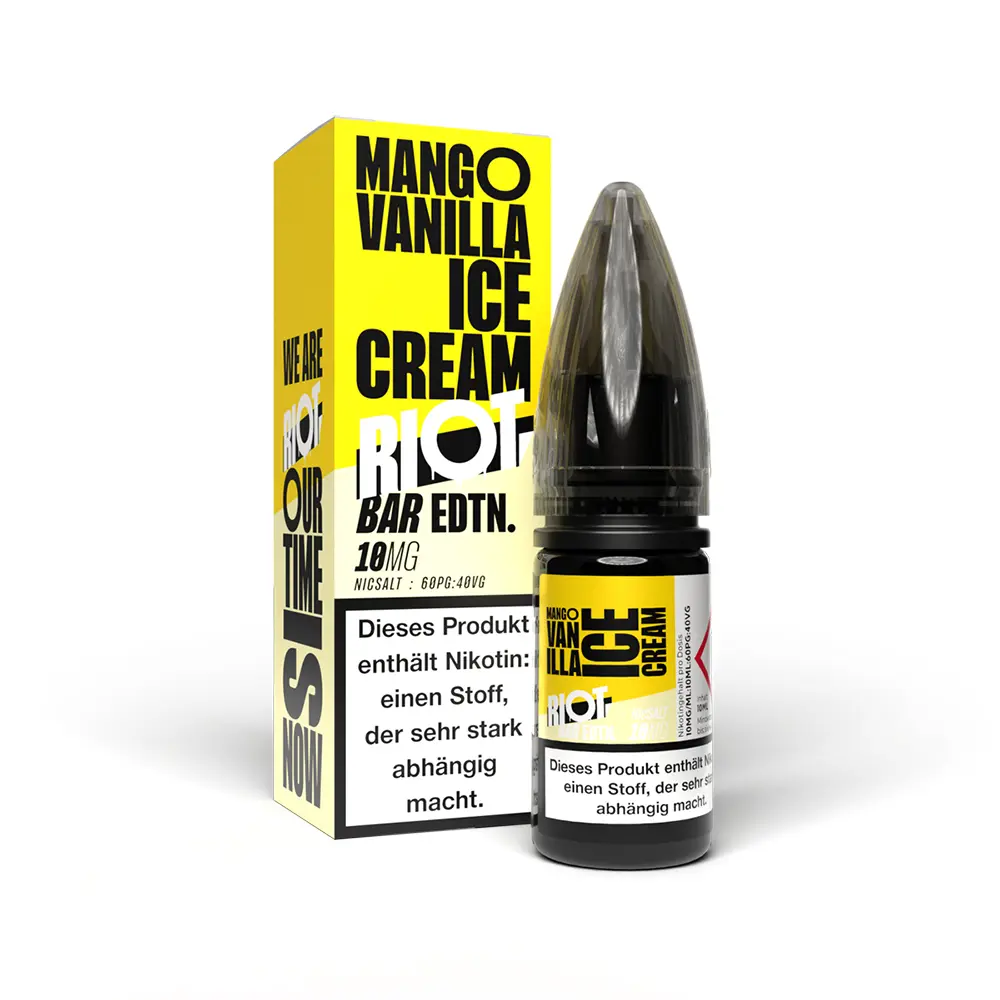 Riot Squad Nikotinsalz - Mango Vanilla Ice Cream - Liquid 10mg 10ml 