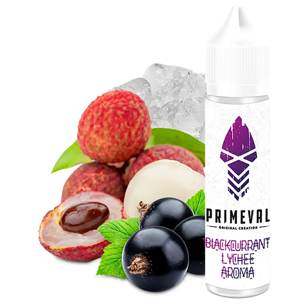 Primeval Blackcurrant Lychee 12ml Aroma in 60ml Flasche  