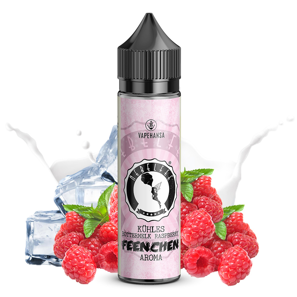 Nebelfee's Kühles Bottermelk Raspberry Feenchen 10ml in 60ml Flasche